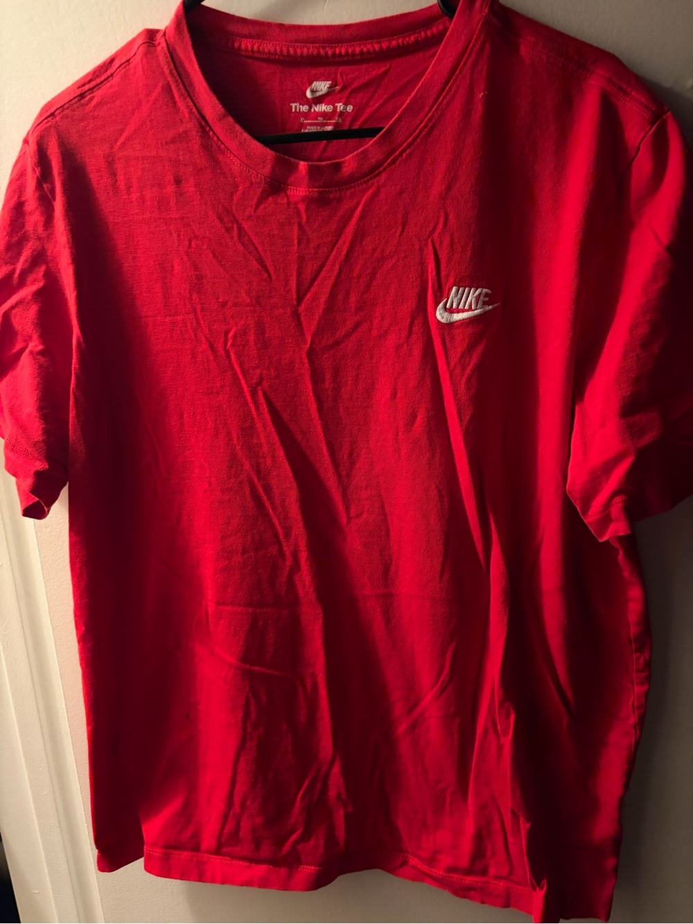 Nike Red Short Sleeve Classic Logo T-Shirt